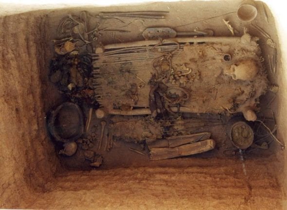 shaman tomb and contents