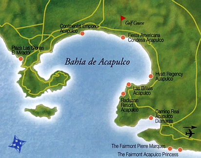 Acapulco Map 