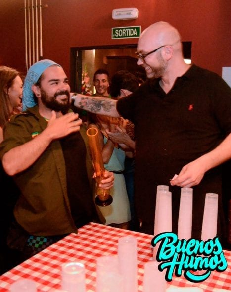 Nico y Eric en el II aniversario del Club Verde. Foto por Mene Diaz
