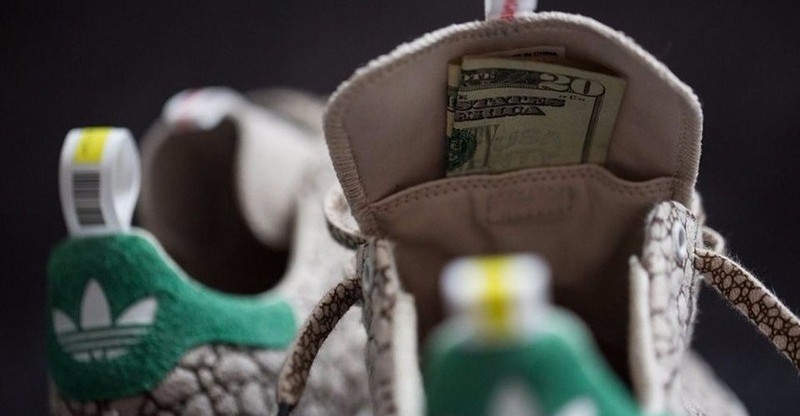 Calzado De Adidas Hecho De Cannabis O Cáñamo Con Un "escondite"